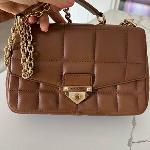 Michael Kors Brown Soho Bag Quilted